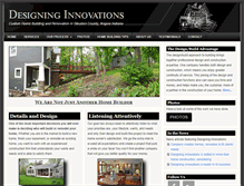 Tablet Screenshot of designinginnovations.com